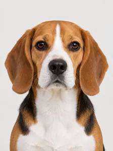 Photo 2, the sax player: an AI-generated beagle
