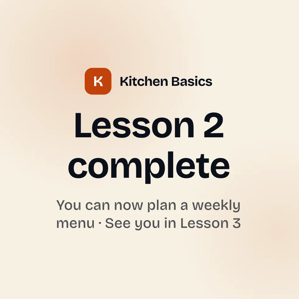 Lesson complete outro