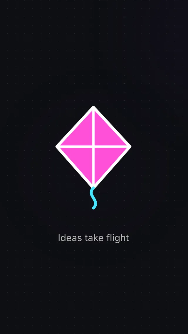 Kite neon logo