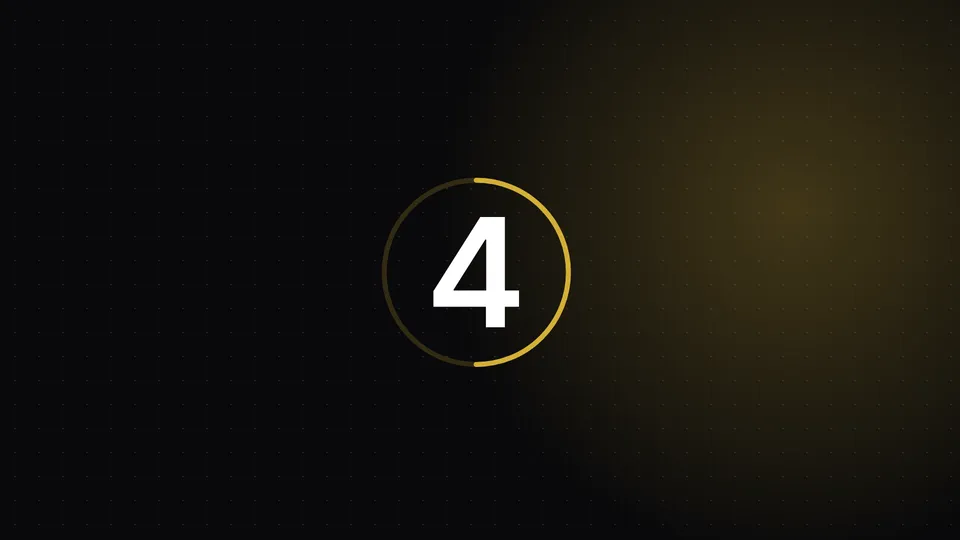 Studio take countdown